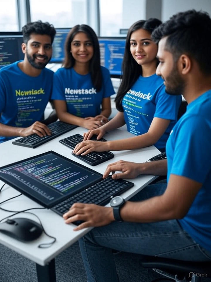 nayastack team collaborating on innovative projects